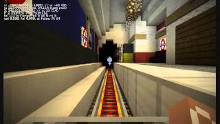 WorldCraft a realistic Minecraft Server Central Line ride to Epping from White City [upl. by Ennaeed]