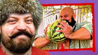 CIRCUS STRONGMAN HAS INSANE STRENGTH  Eddie Hall amp Brian Shaw [upl. by Adnamaa261]