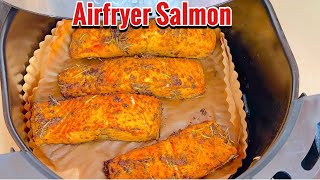 AIR FRYER SALMON  Quick and Easy Air Fryer SALMON Recipe [upl. by Suiramed]