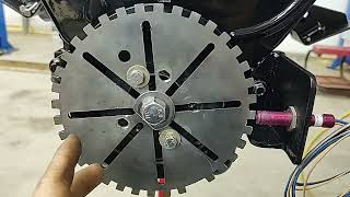 Z31 build update pt3 Crank sensor bracket and trigger wheel setup [upl. by Normy637]