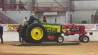 Lynn Struthoff at the Glen Rose Antique Tractor Pull 6000 lb Div III Feb 1 2020  3 of 6 Pulls [upl. by Linder]