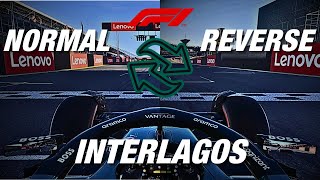 NORMAL VS REVERSE  Interlagos  F1 24 3 [upl. by Ijok999]