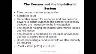 Coroner Caitlin English Coroners Court of Victoria part 2 [upl. by Sergei]