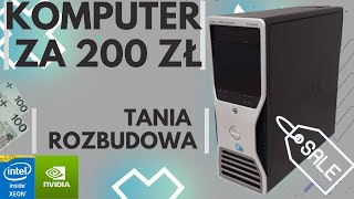 Komputer za 200zł do rozbudowy Dell T3500 TEST sprawdzamy i ulepszamy Xeon W3670 [upl. by Vachill]