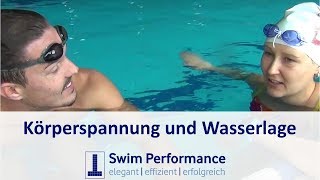 Technik Wasserlage und Körperspannung verbessern [upl. by Misab]