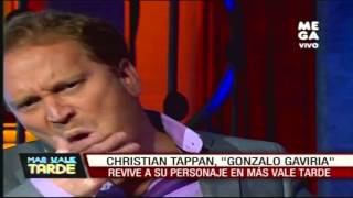 Christian Tappan revive a su personaje Gonzalo Gaviria en Más Vale Tarde [upl. by Adoree684]