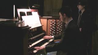 Haendel Organ Concerto g minor andante larghetto SteClotilde Paris Olivier Penin [upl. by Azaleah]