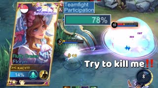 FLORYN IS SO HARD TO BE KILLED‼️ Floryn fluffy dream assist queen gameplay☁️💗 [upl. by Freddie]