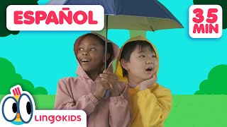 La CANCIÓN DEL CLIMA 🌞🎶  Canciones Infantiles  Lingokids en Español [upl. by Arundell231]