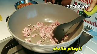 Minced Pork With Macaroni in Tomato Sauce sheila pilapil [upl. by Komara16]