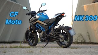 CFMOTO NK300 Walkaround and Sound Check [upl. by Arimay422]