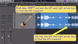 How to modify an Apple Audio Loop in Logic Pro to fit your song [upl. by Meunier]