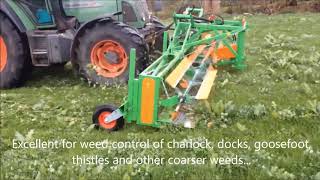 Weed control in organic farming with CombCut [upl. by Bitthia359]