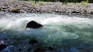 Ice Cold River Rushing Around a Rock ASMR [upl. by Bergerac]