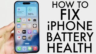 The Proper Way To FIX Your iPhone Battery Health [upl. by Ivad]