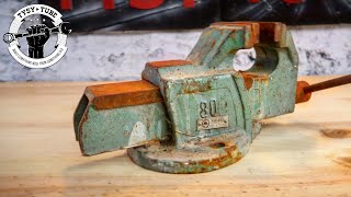 Rusty Old Vise Restoration [upl. by Bobker]