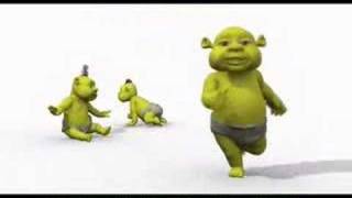 Baby Shreks doing the shake shake [upl. by Calandria]