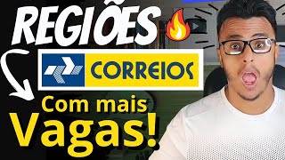 Concurso Correios 2024 Milhares de Vagas  Distribuição por região [upl. by Drallim]