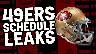 49ers schedule release PREVIEW  leaks and rumors [upl. by Currier]