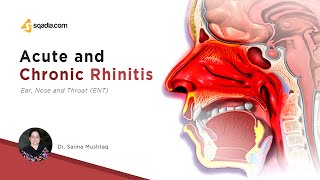 Acute and Chronic Rhinitis  ENT Video  Medical Online Education  VLearning [upl. by Karlen197]