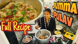 Noor ki Special Jumma Pulav Recipe  pulav Recipe  Mrsarfaraz Vlog [upl. by Enenaj]