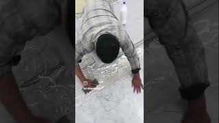 Vinyl flooring mat work YouTube short [upl. by Weinhardt852]