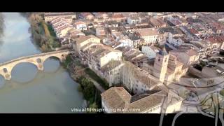 Puente la Reina a vista de Drone [upl. by Sadler90]