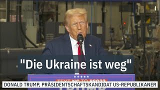 ExPräsident erklärt Land für tot  Trump quotDie Ukraine ist wegquot  ntv [upl. by Aisayn]