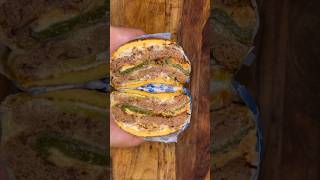 One of my most popular burgers Jalapeño popper brisket burger shorts [upl. by Higgs]