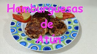 HAMBURGUESAS DE ATÚN  ALMUERZO O CENA FIT  RECETA DE SASCHA FITNESS [upl. by Ranee632]