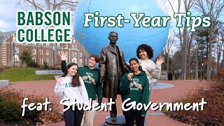 Babson College FirstYear Tips feat Student Government [upl. by Daniel906]