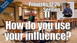 Wise Influence  Proverbs 1226 Everyday Wisdom Sermon Series  6 Ms Fruitfulness on the Frontline [upl. by Pietra]