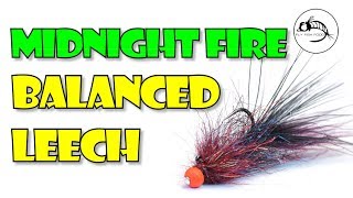 Fly Tying Tutorial Midnight Fire BALANCED Leech [upl. by Paxon]