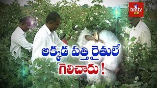 Raichur Cotton Farmers Success Story  SPLATPBW Gel  Pink Bollworm Management  hmtv Agri [upl. by Aihsakal]