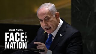 Watch Netanyahu defends Israels wartime conduct in fiery UN speech [upl. by Rheinlander933]