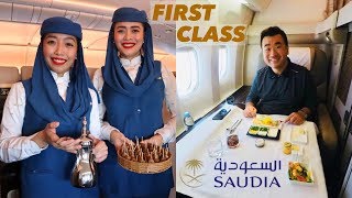 Saudia Airlines First Class  Is it Sam Chui approved [upl. by Teerell]