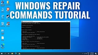 How to Repair Windows 111087 through Easy Commands  Windows commands tutorial [upl. by Awhsoj]