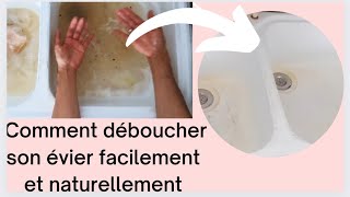 Comment déboucher son évier facilement et naturellement [upl. by Garihc]