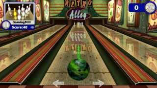 Gutterball Golden Pin Bowling review skittles bowling game on the PC [upl. by Norvol]