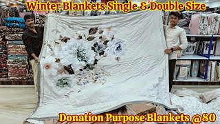 Winter Blankets Starting 80  Premium Quality Blankets Single Double Size Available [upl. by Gitlow]