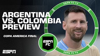 Copa America Final Preview What will it take for Colombia to defeat Argentina  ESPN FC [upl. by Harwilll679]