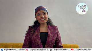 Post event reaction of Hargun Kaur Aligarh Mahotsav 2024aligarhmahotsav2024 hargunkaur [upl. by Ivz]