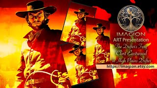 The Drifters Fury  Clint Eastwood in High Plains Drifter  Vengeance  Wild West Art Cowboy Art [upl. by Nevin]