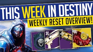 Destiny 2  THIS WEEK IN DESTINY  20th Feb NEW Wish Sparrow Control Triple Bonus Ranks amp More [upl. by Gentilis]