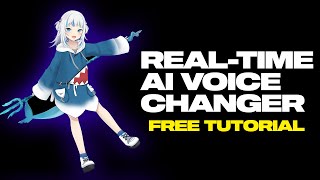 Updated RVC RealTime Voice Changer AI  Tutorial 2024 [upl. by Ettecul35]