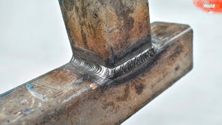 2 techniques that professional welders use to weld square tube in vertical position [upl. by Archibald]