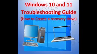 How to Create a recovery drive in Windows 10 and 11 [upl. by Aitnahc811]