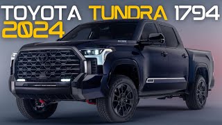 2024 Toyota Tundra 1794 Limited Edition Has Lots of Leather and a Lift Kit [upl. by Atiuqnahs]