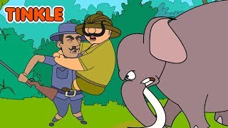 Shikari Shambu Vs Wild Elephant  Animated Story  Cartoon Stories  Funny Cartoons [upl. by Friday684]