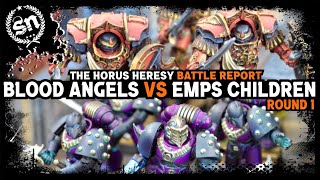 Blood Angels vs Emperors Children  Zone Mortalis Battle Report [upl. by Anilatsyrc]